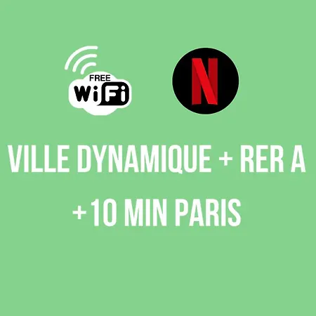 Brut De Pomme - Self Checkin Automatique - 10 Min Rer A Apartment *